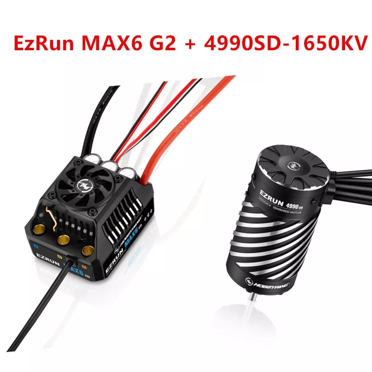 Hobbywing EzRun MAX6 G2 – Бесколлекторный ESC 200A, влагозащита, для моторов 4990/5690, 1/5–1/7 авто Hobbywing EzRun MAX6 G2 – Бесколлекторный ESC 200A, влагозащита, для моторов 4990/5690, 1/5–1/7 авто