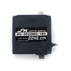 JX Servo RD-5622MG - цифровой сервопривод 22кг.см, 180°/300°, металл. шестерни, высокий крутящий момент