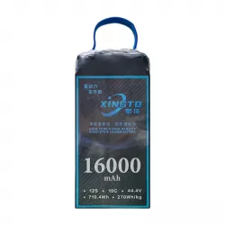 Аккумулятор XINGTO 44.4В 12S 16000мАч 10C, полу-твердотельный LiPo для БПЛА и дронов