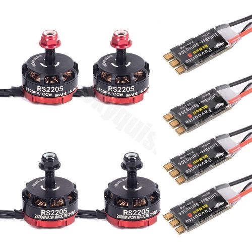 Бесколлекторный мотор RS2205 2205 2300KV с ESC LittleBee 20A/30A для FPV гоночного дрона QAV250 X210
