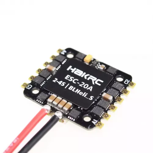 HAKRC 20A 4-в-1 Mini ESC – BLHeli_S, 2–4S LiPo, 20A постоянно, 25A пик, 27x31мм, DShot