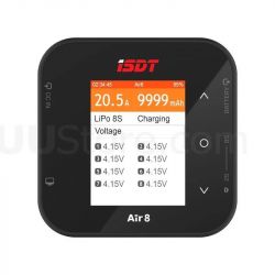 Зарядное устройство ISDT Air8 20A 500Вт DC 1-8S Li-Po/Li-Hv/Li-Ion/Li-Fe/NiMH/Ni-Cd/Pb для FPV дронов
