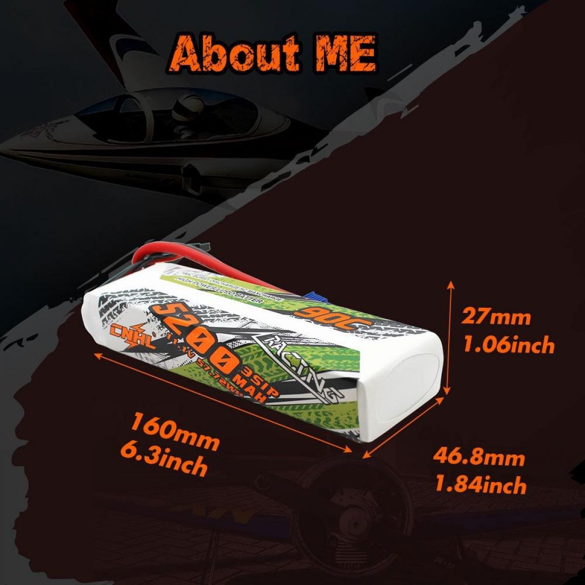 Аккумулятор CNHL Lipo 3S 4S 6S 11.1V 14.8V 22.2V 5200–9500мАч для FPV дрона, RC авто, катера Аккумулятор CNHL Lipo 3S 4S 6S 11.1V 14.8V 22.2V 5200–9500мАч для FPV дрона, RC авто, катера