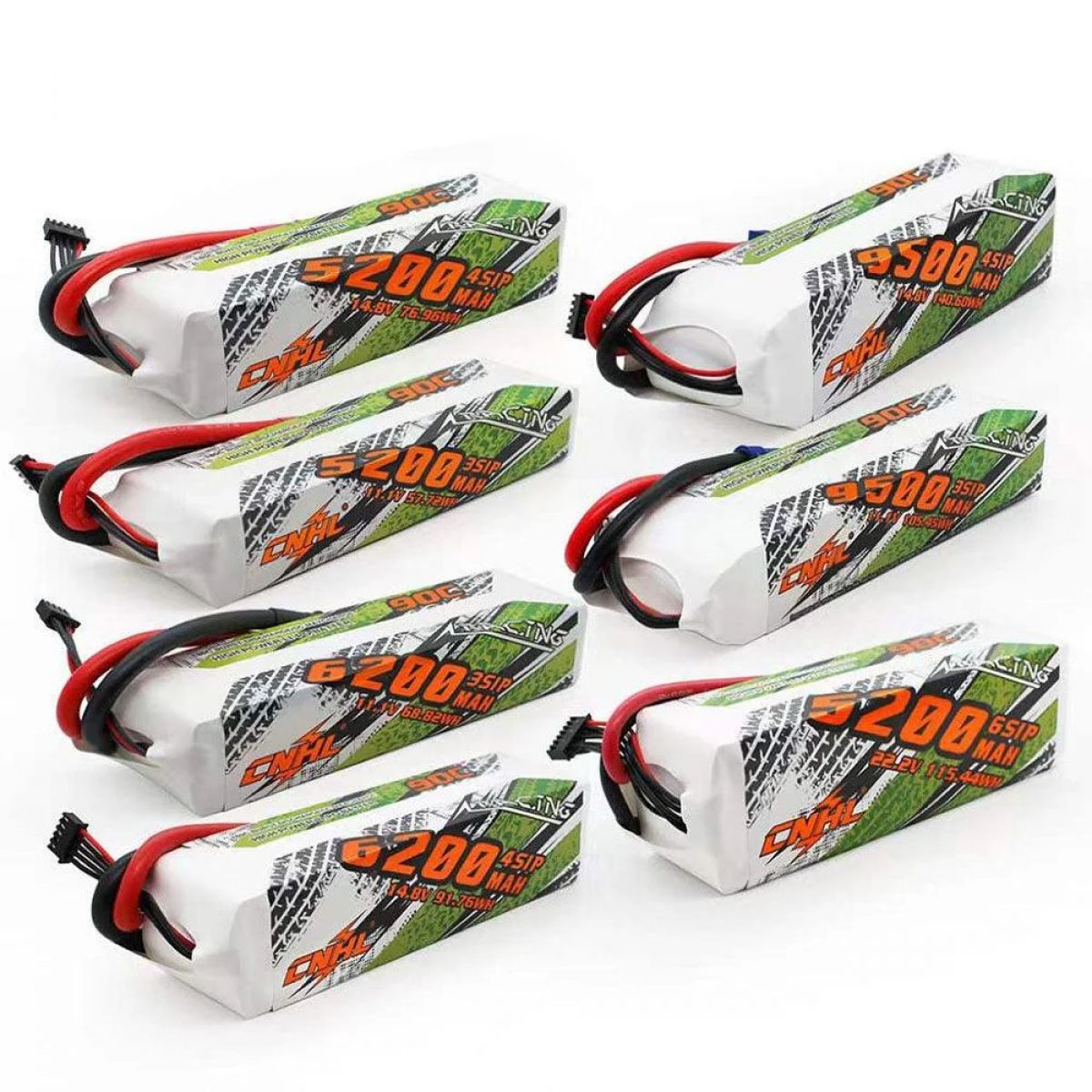 Аккумулятор CNHL Lipo 3S 4S 6S 11.1V 14.8V 22.2V 5200–9500мАч для FPV дрона, RC авто, катера Аккумулятор CNHL Lipo 3S 4S 6S 11.1V 14.8V 22.2V 5200–9500мАч для FPV дрона, RC авто, катера
