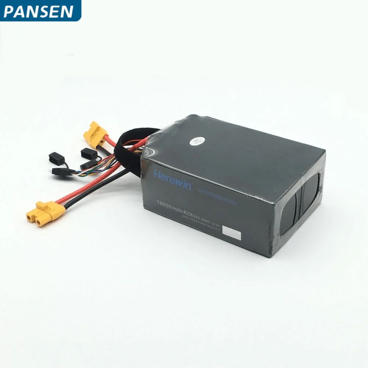 Аккумулятор Herewin 16000mAh 20C 6S AS120F для агродронов UAV Li-Po, портативный, 1 шт. Аккумулятор Herewin 16000mAh 20C 6S AS120F для агродронов UAV Li-Po, портативный, 1 шт.
