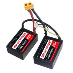 HRB 2S 3S LiPo аккумулятор 5000мАч 100C 7.4В 11.1В XT60 Deans EC5 EC3 для RC машин и FPV самолётов