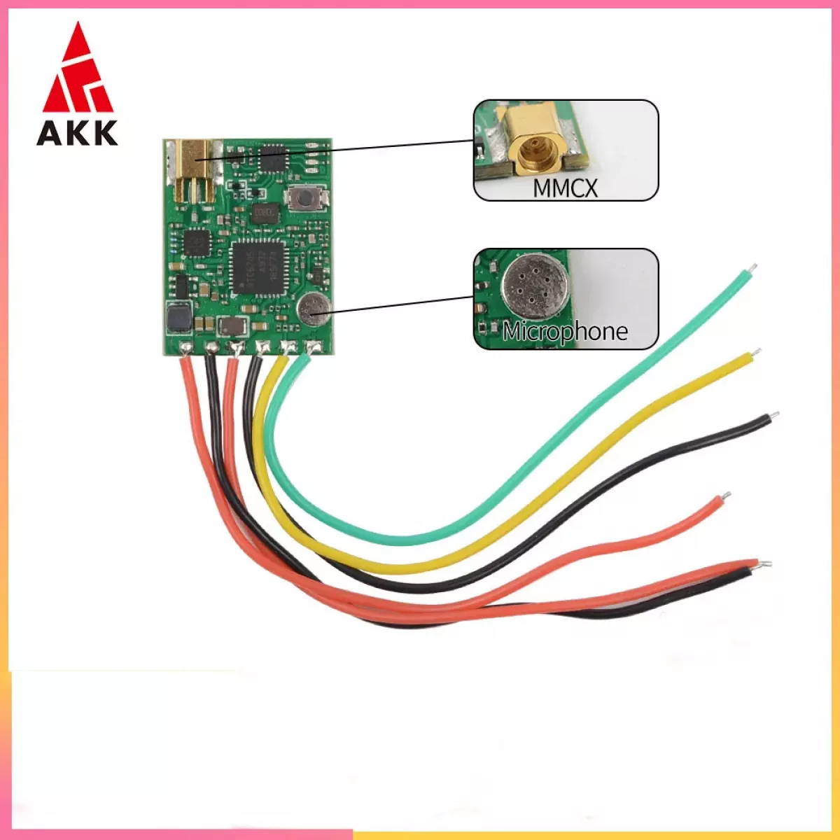 AKK Race VTX – переключаемая мощность 25/200 мВт, OSD-настройка, Smart Audio AKK Race VTX – переключаемая мощность 25/200 мВт, OSD-настройка, Smart Audio