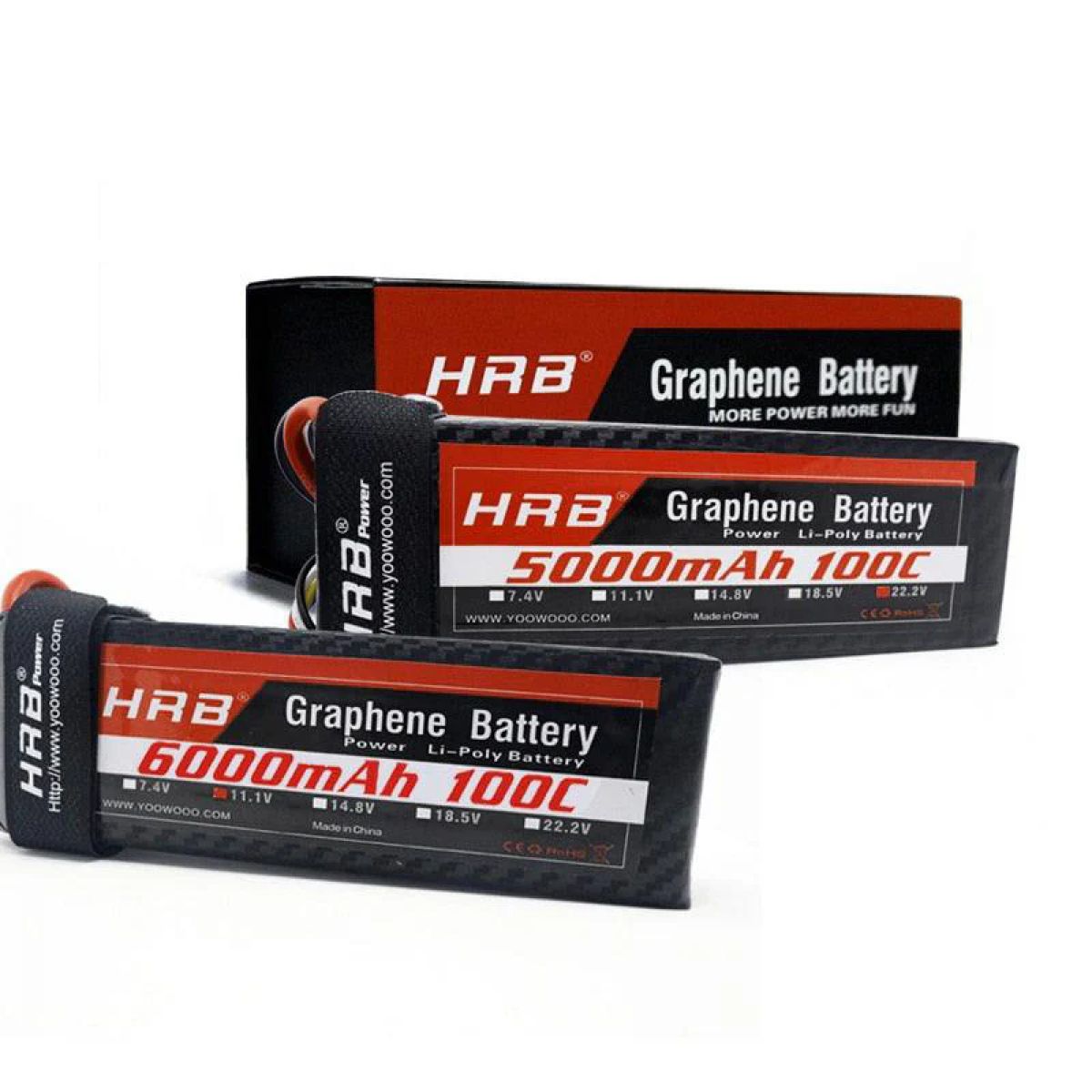Аккумулятор HRB Graphene LiPo 3S/2S/4S/5S/6S 11.1V-22.2V 3000-6000mAh для RC XT60, самолёты Аккумулятор HRB Graphene LiPo 3S/2S/4S/5S/6S 11.1V-22.2V 3000-6000mAh для RC XT60, самолёты