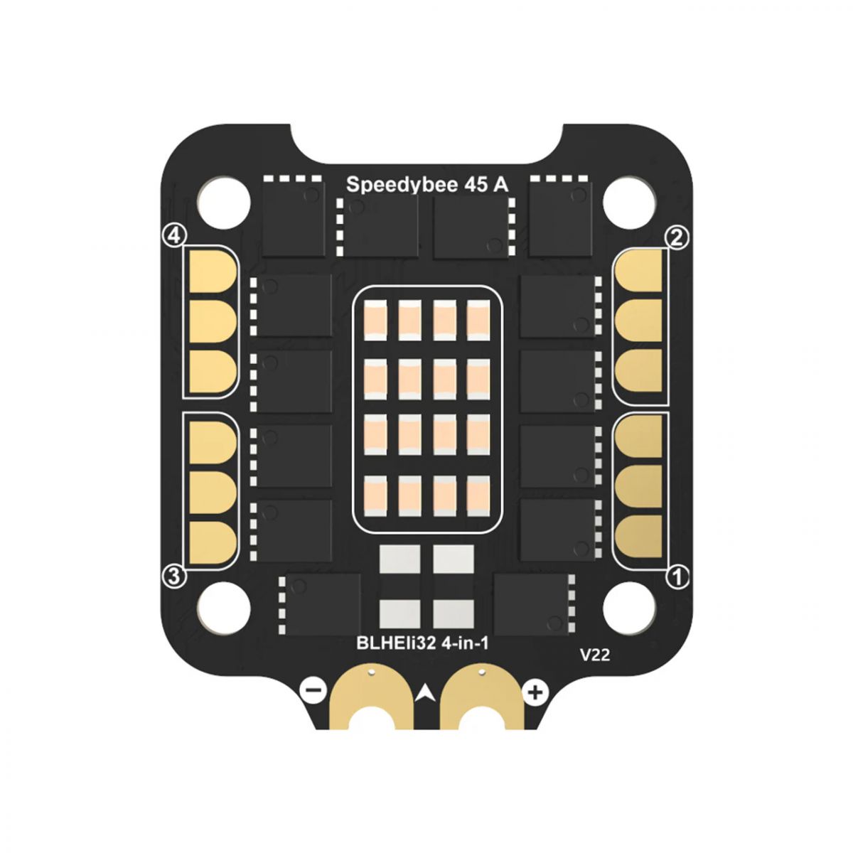 SpeedyBee F7 V2 BL32 45A стек (с V22 ESC) SpeedyBee F7 V2 BL32 45A стек (с V22 ESC)