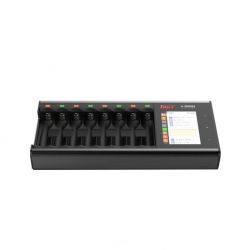Зарядное устройство ISDT N8 — 18Вт 1.5A, 8 слотов, LCD, AA/AAA, LiIon/NiMh/NiCd, быстрый RC-дрон