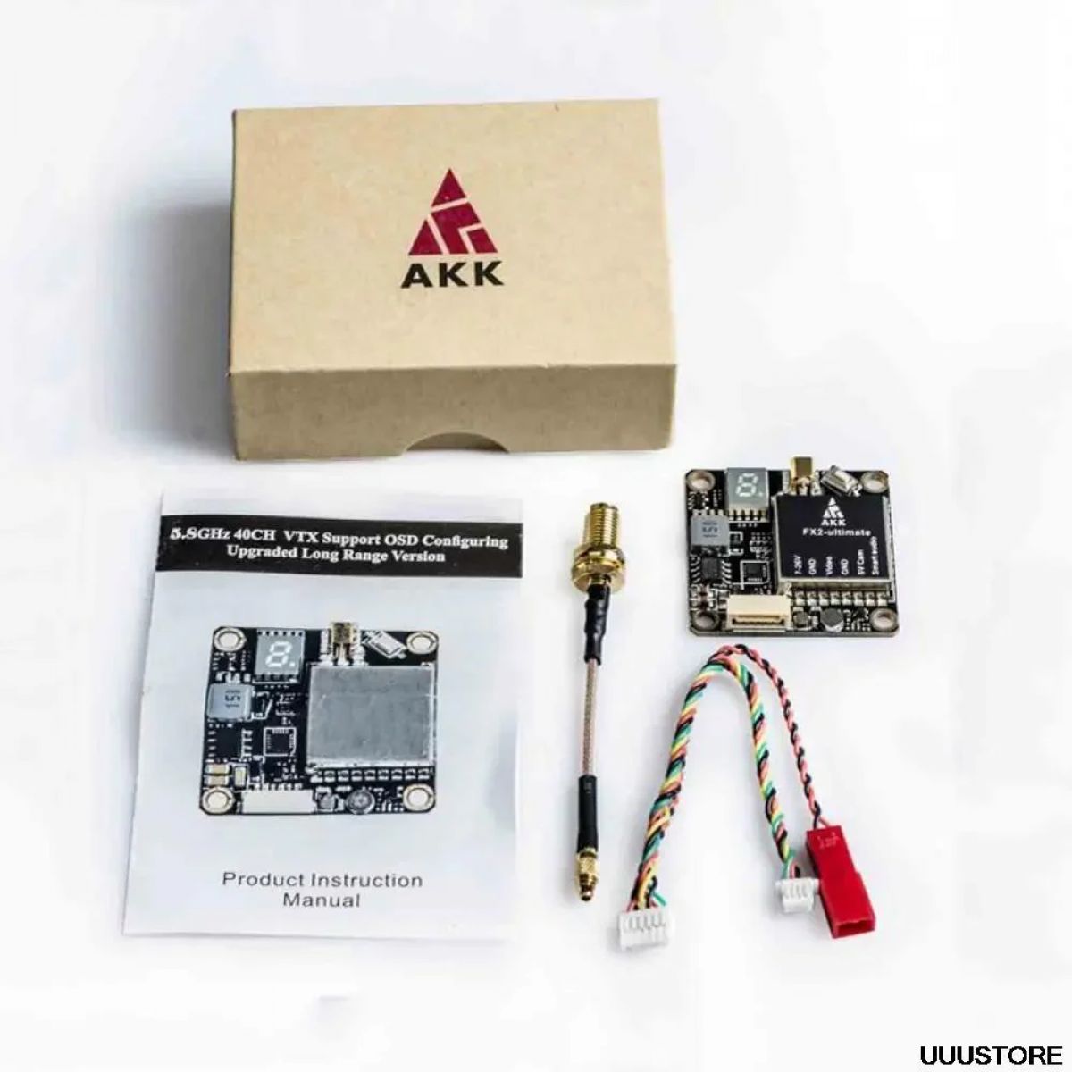 AKK FX2 Ultimate 5.8ГГц 40CH FPV видеопередатчик 25/200/600/1000мВт для FPV дрона и квадрокоптера AKK FX2 Ultimate 5.8ГГц 40CH FPV видеопередатчик 25/200/600/1000мВт для FPV дрона и квадрокоптера