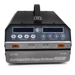 Зарядное устройство SKYRC PC1080 для LiPo — 1080Вт, 20А, 2 канала по 540Вт для дронов-опрыскивателей