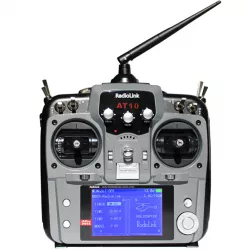 RadioLink AT10 - DSSS 2.4GHz 10CH пульт и приёмник для самолётов и FPV дронов, серый/красный