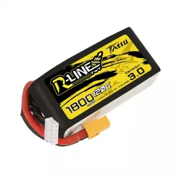 Аккумулятор TATTU R-LINE 3.0 14.8В 4S 1800мАч 120C LiPo с XT60 для FPV дрона