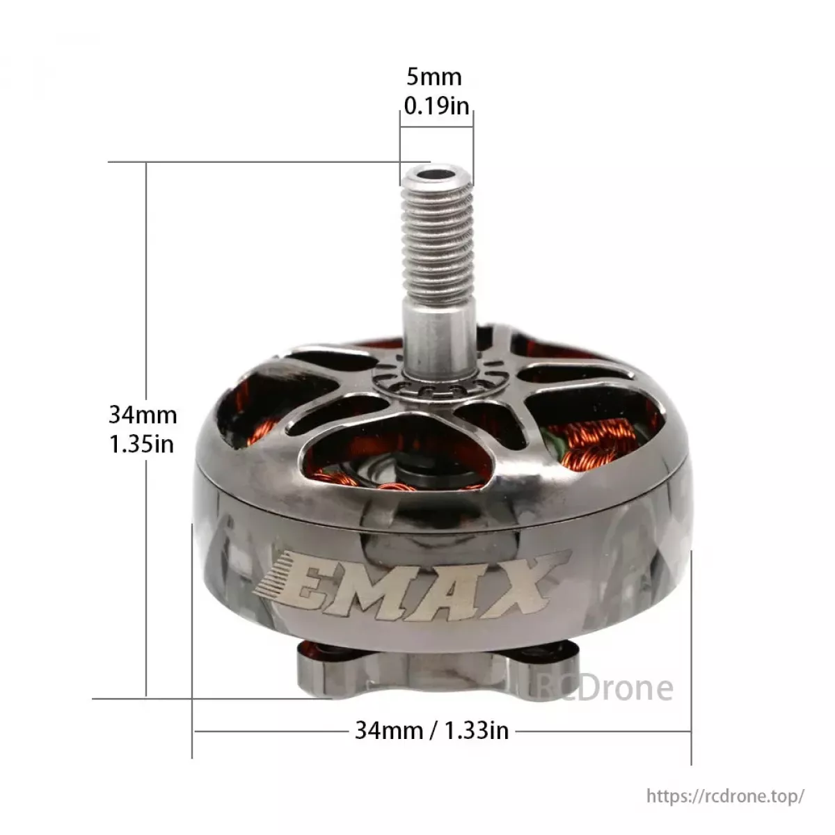 Набор 4шт EMAX ECO II 2807 1300KV 6S бесколлекторные моторы для 7" FPV гоночного дрона Набор 4шт EMAX ECO II 2807 1300KV 6S бесколлекторные моторы для 7" FPV гоночного дрона