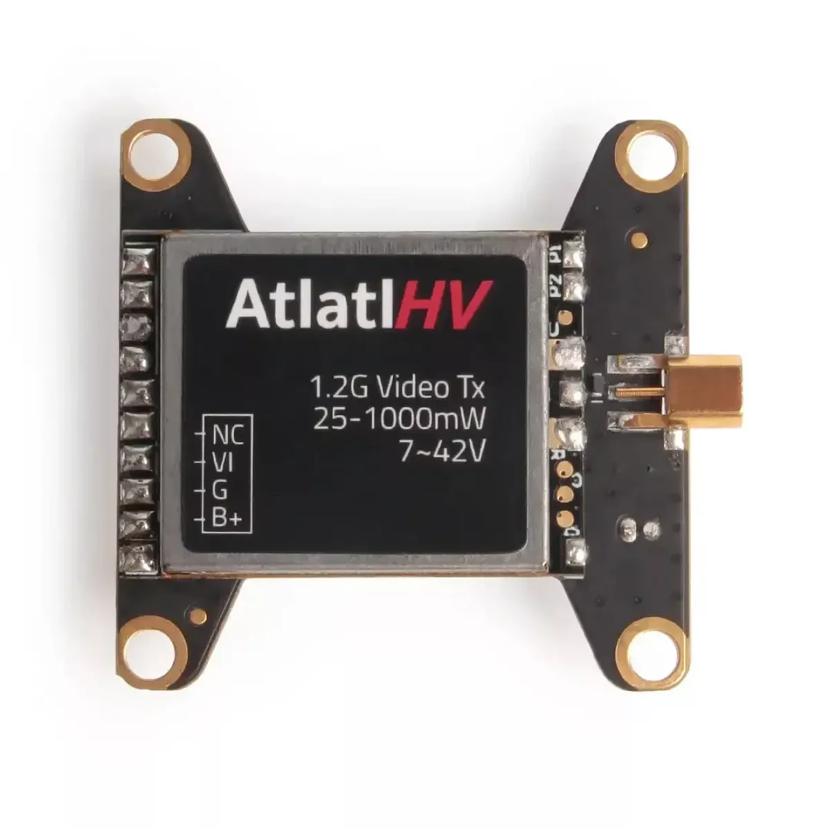 HolyBro Atlatl HV V2 1.2ГГц 1Вт VTX - видеопередатчик 2-8S LiPo 30.5x30.5мм для FPV дронов HolyBro Atlatl HV V2 1.2ГГц 1Вт VTX - видеопередатчик 2-8S LiPo 30.5x30.5мм для FPV дронов