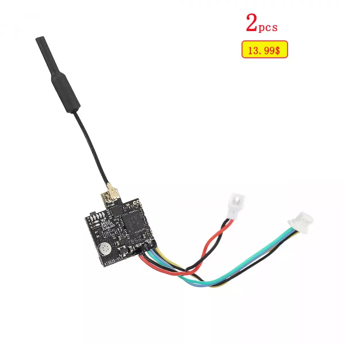 2 шт. AKK Eachine AX03 VTX — 5.8ГГц 40 каналов, 25/50/200 мВт, Smart Audio, микрофон, для FPV дронов 2 шт. AKK Eachine AX03 VTX — 5.8ГГц 40 каналов, 25/50/200 мВт, Smart Audio, микрофон, для FPV дронов
