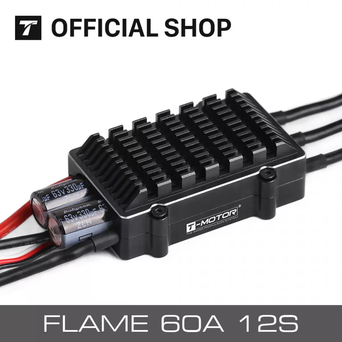 T-motor FLAME 60A 12S HV ESC — водонепроницаемый регулятор скорости для дронов UAV, 6–12S T-motor FLAME 60A 12S HV ESC — водонепроницаемый регулятор скорости для дронов UAV, 6–12S
