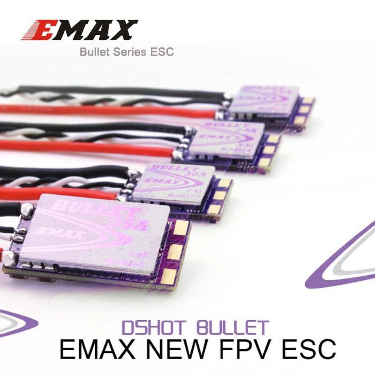 Оригинальный регулятор скорости EMAX BLHeli-S DSHOT Bullet ESC 6A-35A для моторов FPV дронов Оригинальный регулятор скорости EMAX BLHeli-S DSHOT Bullet ESC 6A-35A для моторов FPV дронов