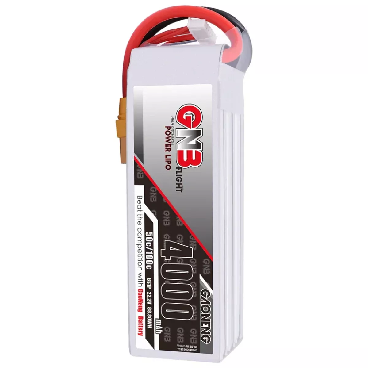 Аккумулятор Gaoneng GNB 6S 22.2V 4000mAh 100C HV Lipo для FPV дрона с разъемом XT60 XT90 T Plug Аккумулятор Gaoneng GNB 6S 22.2V 4000mAh 100C HV Lipo для FPV дрона с разъемом XT60 XT90 T Plug