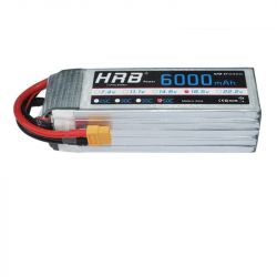 HRB Lipo 5S 18.5В 6000мАч 50C XT60 Deans T XT90 EC5 XT90-S AS150 для RC вертолётов, самолётов, FPV, авто