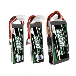 Аккумулятор Gens ace 2250/2400mAh 6.6V/7.4V/11.1V 2S/3S LiFe с разъёмом BBL1 Futaba 3P для 4PLS T8J