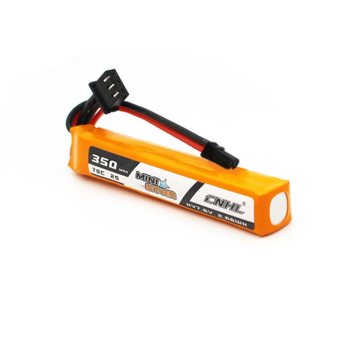 Аккумулятор CNHL 7.6V 350mAh 2S Lipo 70C HV MiniStar XT30 для FPV дрона, самолёта, 3/6 шт.