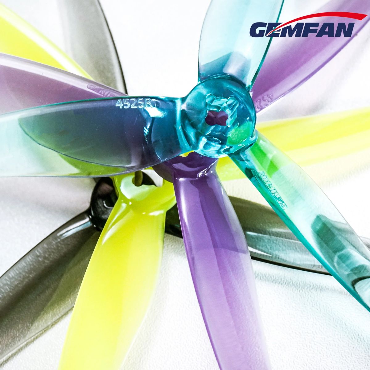12 пар Gemfan Hurricane 4525 3-лопастные пропеллеры 4.5x2.5x3 для 2004 FPV мотора 4" дрона 12 пар Gemfan Hurricane 4525 3-лопастные пропеллеры 4.5x2.5x3 для 2004 FPV мотора 4" дрона