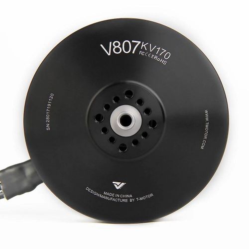 Бесколлекторный мотор T-motor V807 KV170, 6800Вт, для дрона, БПЛА, вертолёта