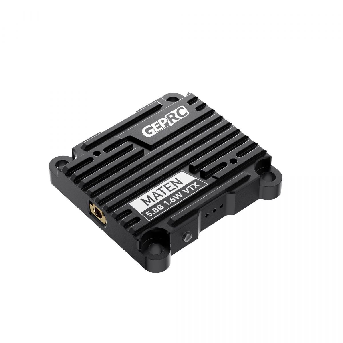 GEPRC MATEN 5.8G 1.6W VTX для FPV-дрона – 72 каналов, 1600мВт, IRC Tramp, CNC-корпус, 7–36В GEPRC MATEN 5.8G 1.6W VTX для FPV-дрона – 72 каналов, 1600мВт, IRC Tramp, CNC-корпус, 7–36В