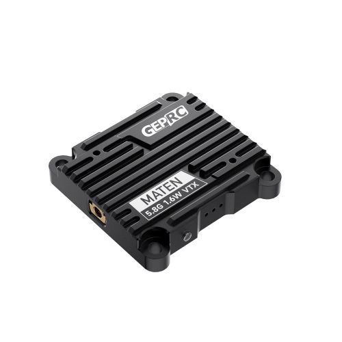 GEPRC MATEN 5.8G 1.6W VTX для FPV-дрона – 72 каналов, 1600мВт, IRC Tramp, CNC-корпус, 7–36В