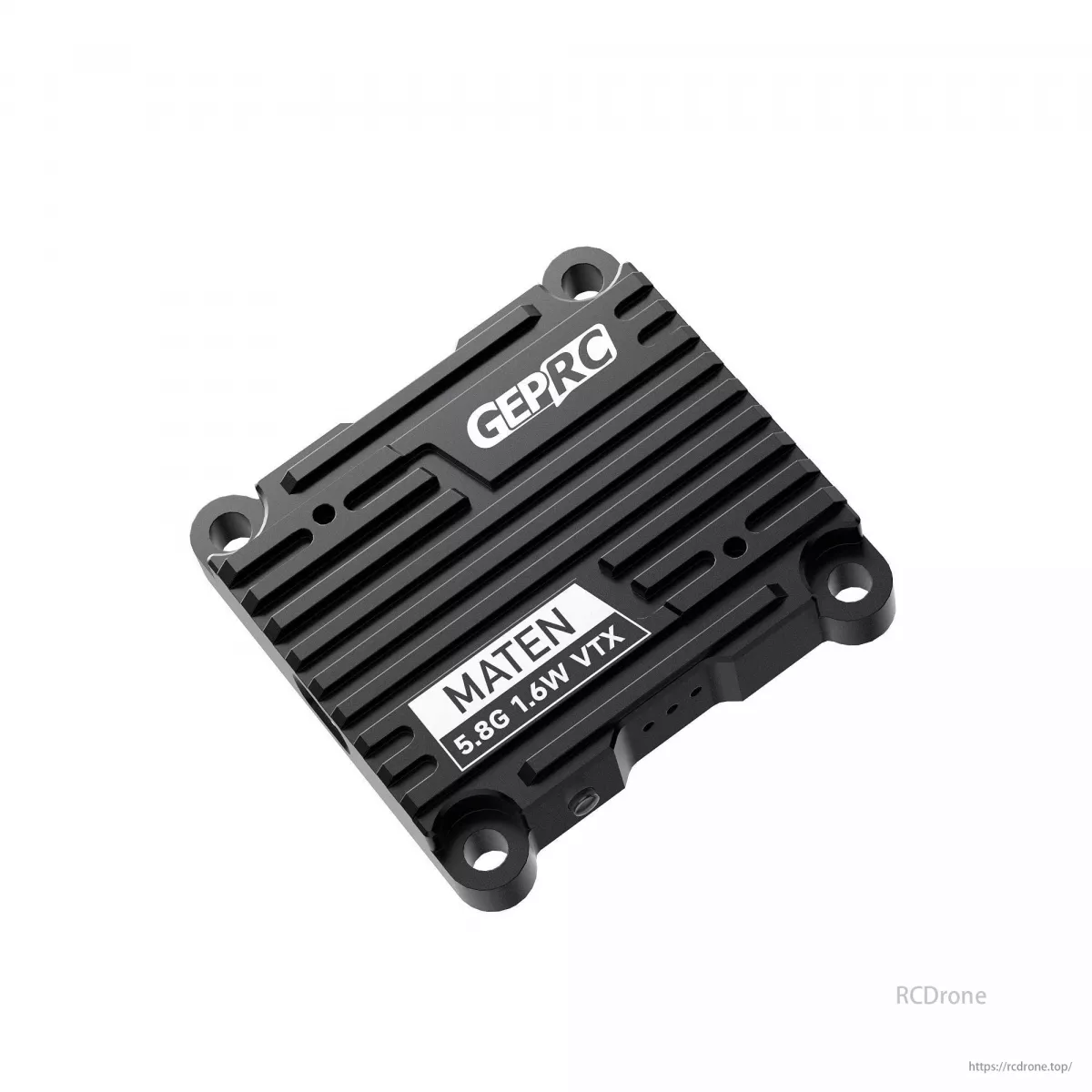 GEPRC MATEN 5.8G 1.6W VTX для FPV-дрона – 72 каналов, 1600мВт, IRC Tramp, CNC-корпус, 7–36В GEPRC MATEN 5.8G 1.6W VTX для FPV-дрона – 72 каналов, 1600мВт, IRC Tramp, CNC-корпус, 7–36В