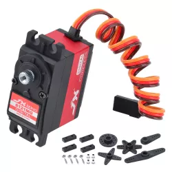 JX Servo PDI-6121MG — 6В, 21КГ, 0.13с, 120°, металлические шестерни, цифровой сервопривод для RC