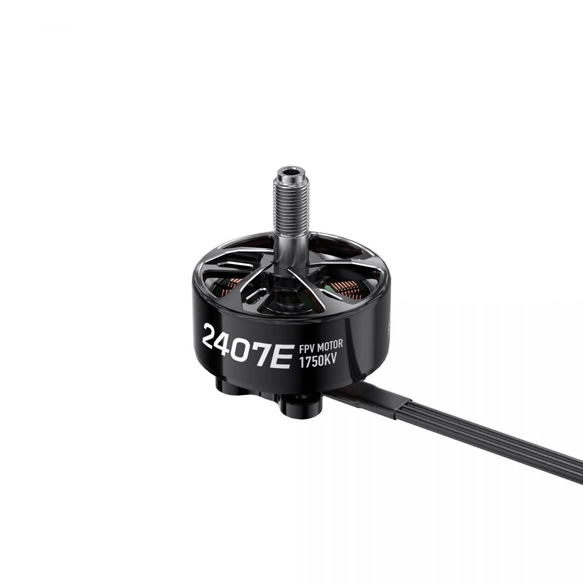 Бесколлекторный мотор GEPRC SPEEDX2 2407E 1750KV для FPV дронов 5–6", 6S, 972W, CNC 7075, N52H Бесколлекторный мотор GEPRC SPEEDX2 2407E 1750KV для FPV дронов 5–6", 6S, 972W, CNC 7075, N52H