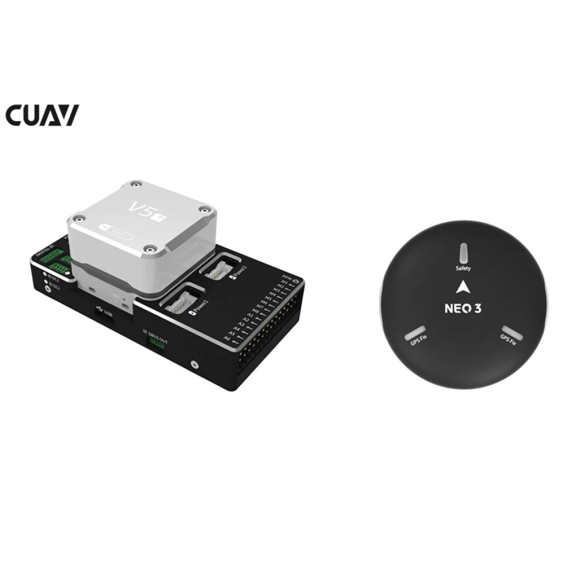 CUAV Pixhack V5+ автопилот FPV дрона, контроллер квадрокоптера и GPS NEO V2 3 Pro комплект CUAV Pixhack V5+ автопилот FPV дрона, контроллер квадрокоптера и GPS NEO V2 3 Pro комплект