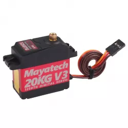 Mayatech 1258TG V3 20КГ Серво — Влагозащитный цифровой серводвигатель с металлическими шестернями