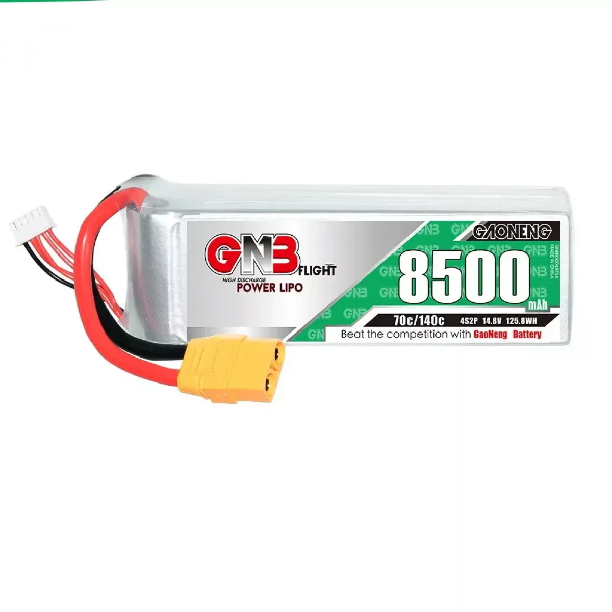 Аккумулятор Gaoneng GNB 4S 6S 14.8V 22.8V 8500mAh 70C/140C Lipo для FPV дрона, вертолета, авто, катера Аккумулятор Gaoneng GNB 4S 6S 14.8V 22.8V 8500mAh 70C/140C Lipo для FPV дрона, вертолета, авто, катера