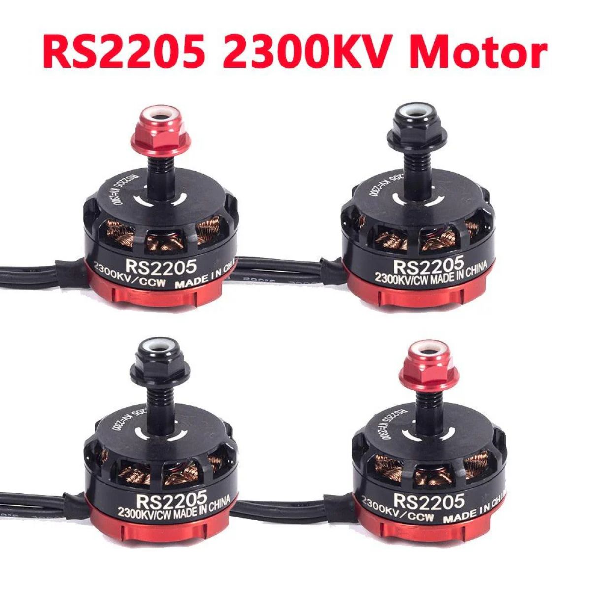 Бесщеточный мотор RS2205 2205 2300KV CW/CCW для FPV RC QAV250 X210 гоночного дрона мультиротор Бесщеточный мотор RS2205 2205 2300KV CW/CCW для FPV RC QAV250 X210 гоночного дрона мультиротор