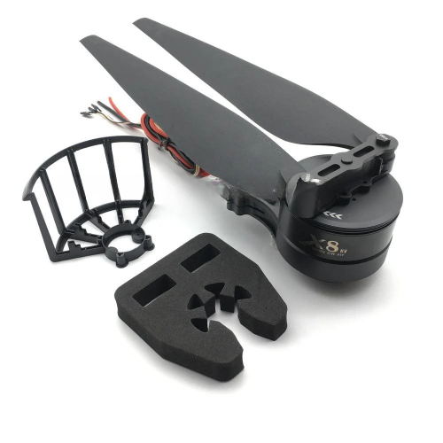 Интегрированная силовая система Hobbywing X8: мотор XRotor PRO, ESC 80A, лопасти 3011 для агродронов