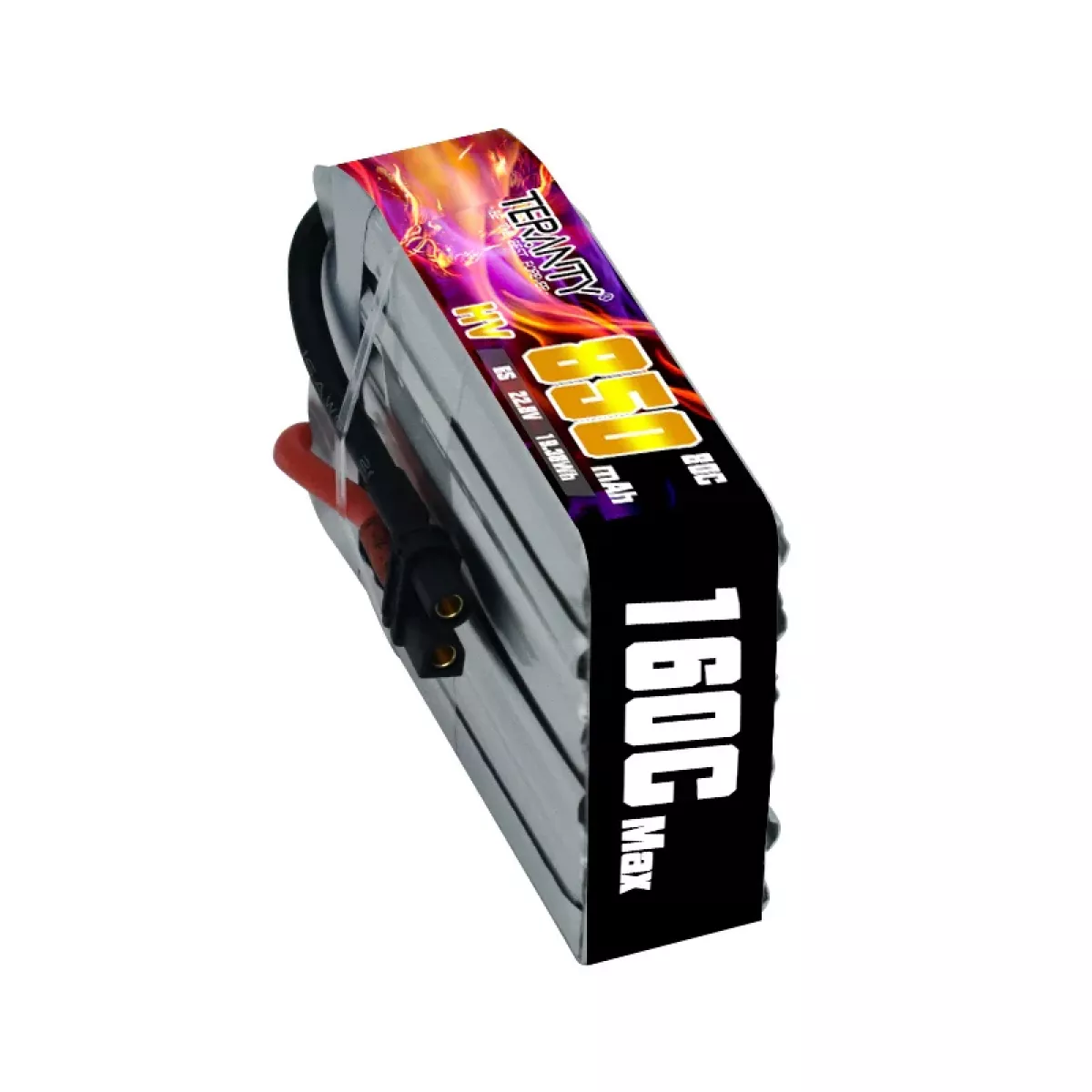 Аккумулятор Teranty 6S HV 22.8V 850mAh 80/160C LiPo для FPV-дронов и гонок Аккумулятор Teranty 6S HV 22.8V 850mAh 80/160C LiPo для FPV-дронов и гонок