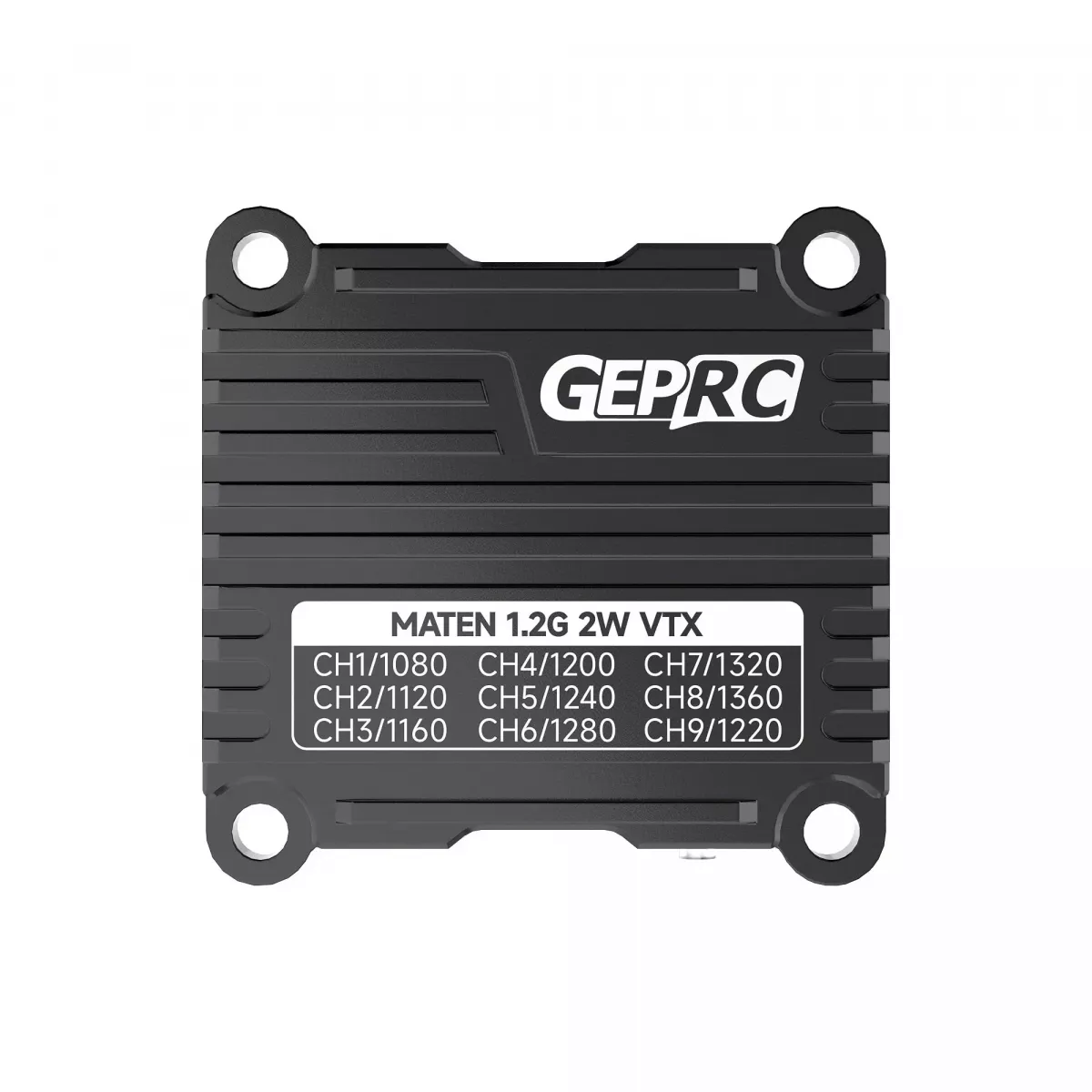 GEPRC MATEN 1.2G 2W VTX — видеопередатчик 25/2000 мВт, 1080–1360 МГц для FPV дронов GEPRC MATEN 1.2G 2W VTX — видеопередатчик 25/2000 мВт, 1080–1360 МГц для FPV дронов