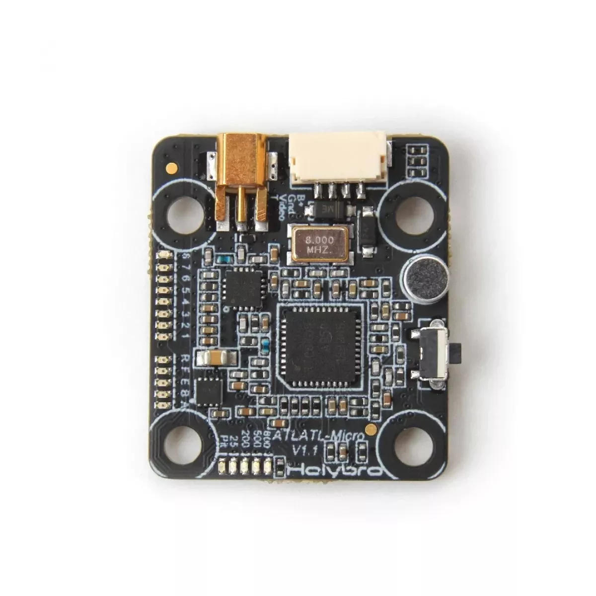 Holybro Atlatl HV Micro 5.8G FPV VTX 2-4S Lipo 0.5/25/200/500/800мВт 40CH для FPV дрона Holybro Atlatl HV Micro 5.8G FPV VTX 2-4S Lipo 0.5/25/200/500/800мВт 40CH для FPV дрона