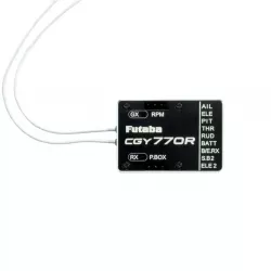 Гироскоп Futaba CGY770R для 3D/F3C вертолётов с регулятором, приёмником и S.Bus2 телеметрией