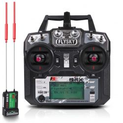 Flysky FS-i6X 10CH передатчик + приемник ia10B 2.4GHz AFHDS 2A для FPV дрона квадрокоптера