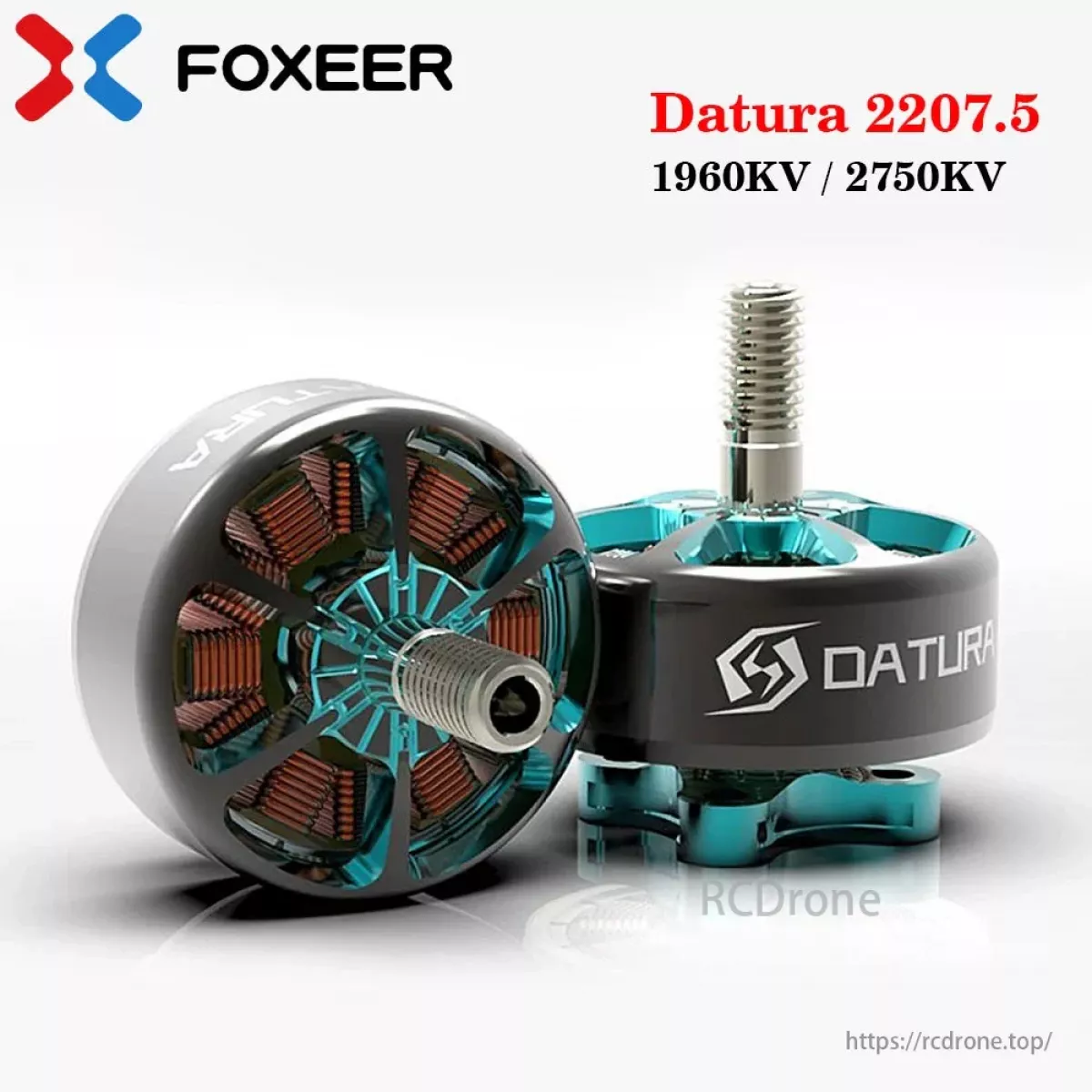 FOXEER DATURA 2207.5 1960KV/2750KV бесщеточный мотор 4-6S для FPV дронов 5-6 дюймов Racing/Freestyle FOXEER DATURA 2207.5 1960KV/2750KV бесщеточный мотор 4-6S для FPV дронов 5-6 дюймов Racing/Freestyle