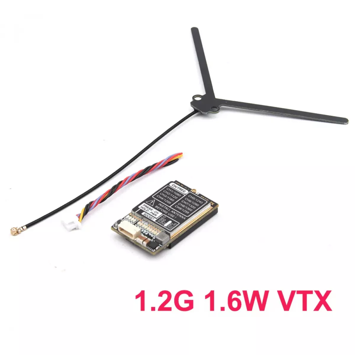 1.2/1.3 ГГц 1.6 Вт 9CH VTX — 25/1600 мВт 7-28В FPV модуль передатчика для дальних дронов 1.2/1.3 ГГц 1.6 Вт 9CH VTX — 25/1600 мВт 7-28В FPV модуль передатчика для дальних дронов