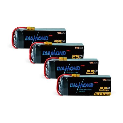 Аккумулятор Li-ion Semi Solid State Diamond Pro 14S 51.8V 310Втч/кг 22000–33000мАч для дрона